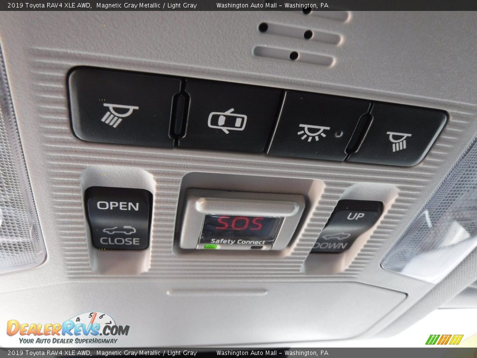 2019 Toyota RAV4 XLE AWD Magnetic Gray Metallic / Light Gray Photo #21