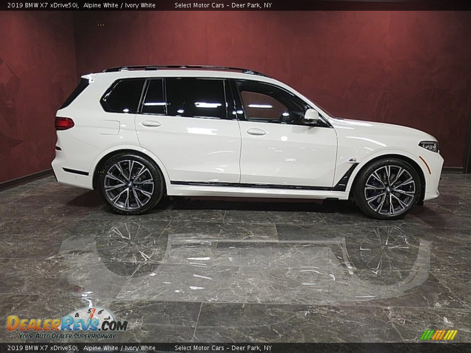 Alpine White 2019 BMW X7 xDrive50i Photo #5