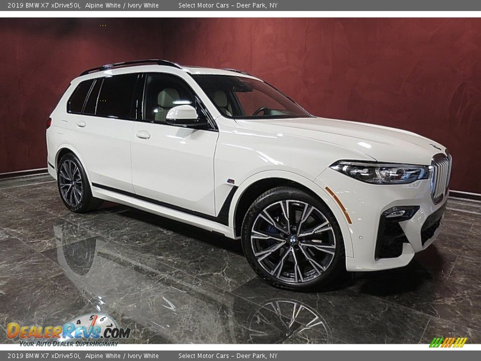 Alpine White 2019 BMW X7 xDrive50i Photo #12