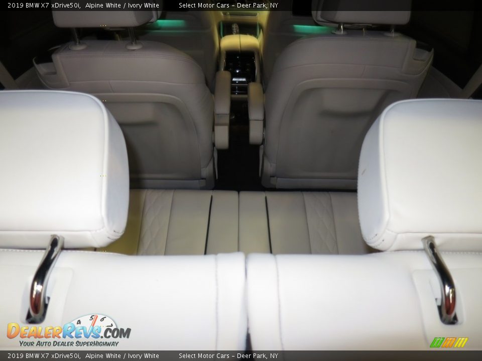 2019 BMW X7 xDrive50i Alpine White / Ivory White Photo #32