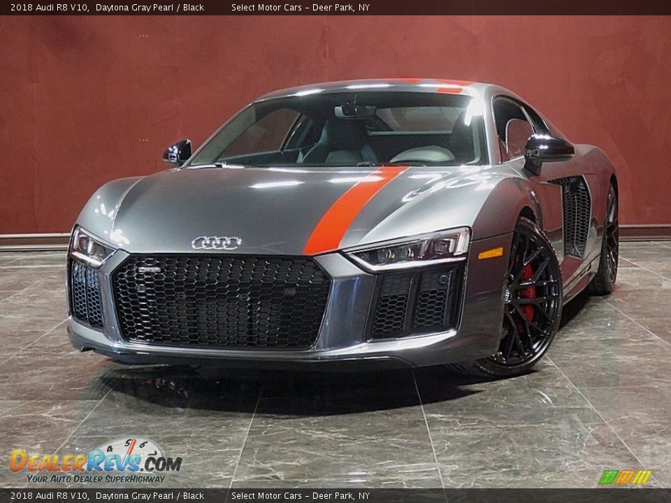 2018 Audi R8 V10 Daytona Gray Pearl / Black Photo #12