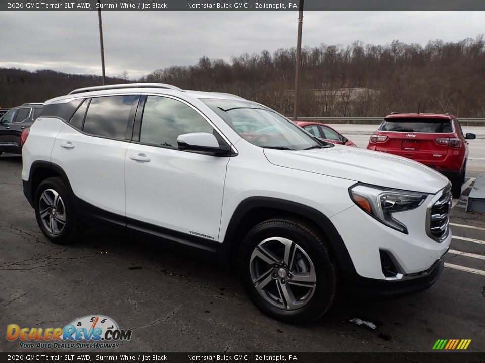 2020 GMC Terrain SLT AWD Summit White / Jet Black Photo #4