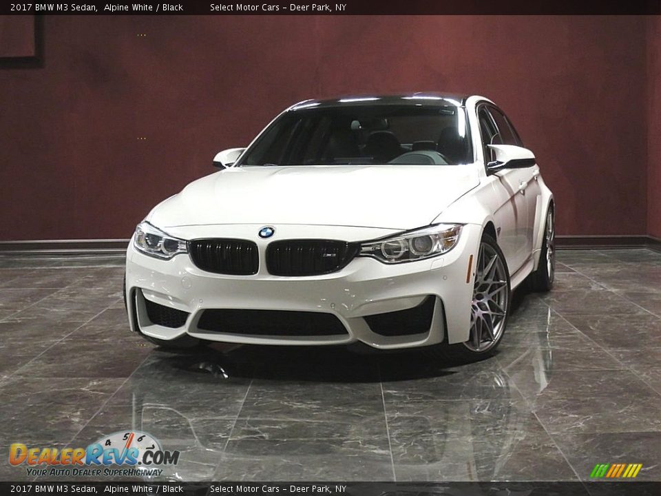 2017 BMW M3 Sedan Alpine White / Black Photo #1