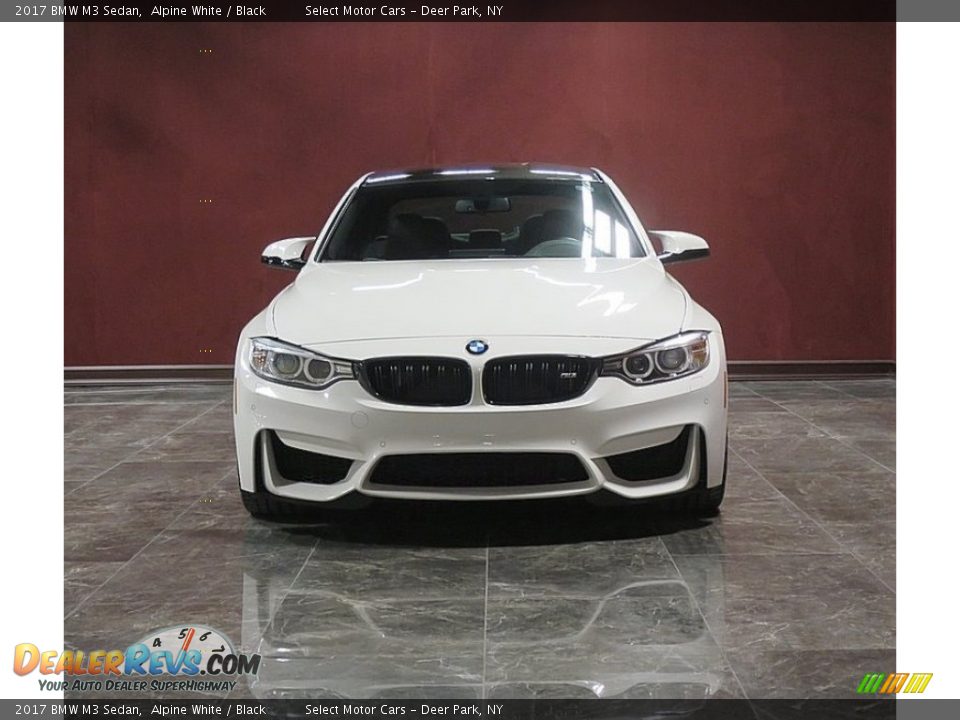 2017 BMW M3 Sedan Alpine White / Black Photo #2