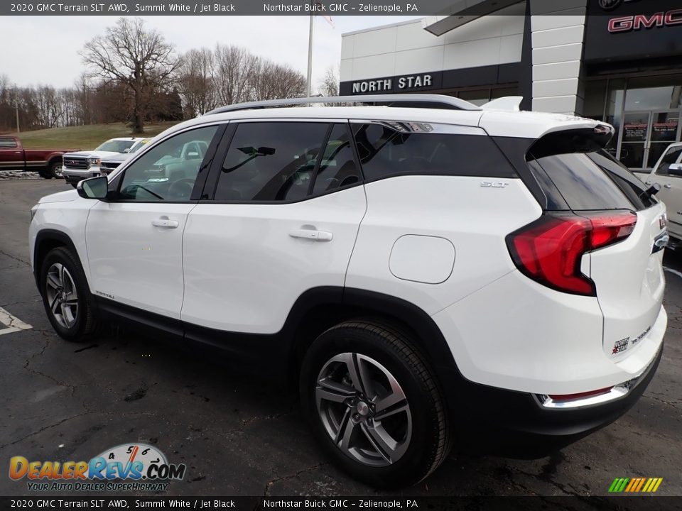 2020 GMC Terrain SLT AWD Summit White / Jet Black Photo #12