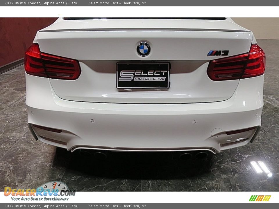 2017 BMW M3 Sedan Alpine White / Black Photo #5