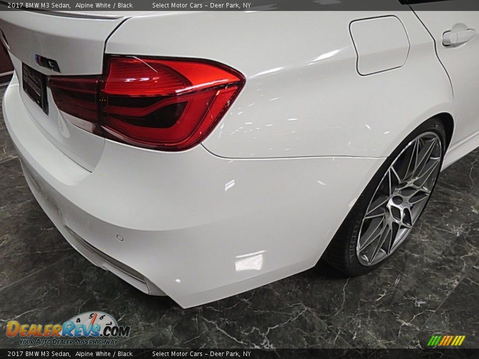 2017 BMW M3 Sedan Alpine White / Black Photo #6