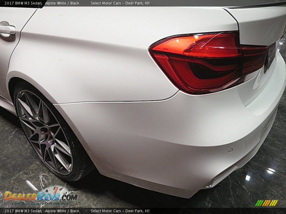 2017 BMW M3 Sedan Alpine White / Black Photo #7