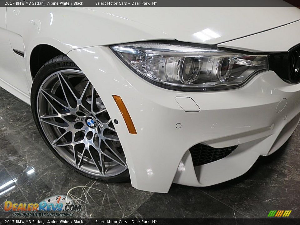 2017 BMW M3 Sedan Alpine White / Black Photo #8