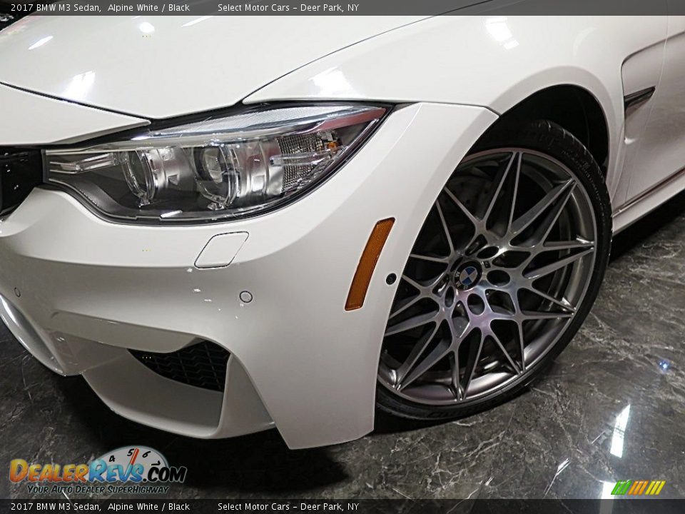2017 BMW M3 Sedan Alpine White / Black Photo #9