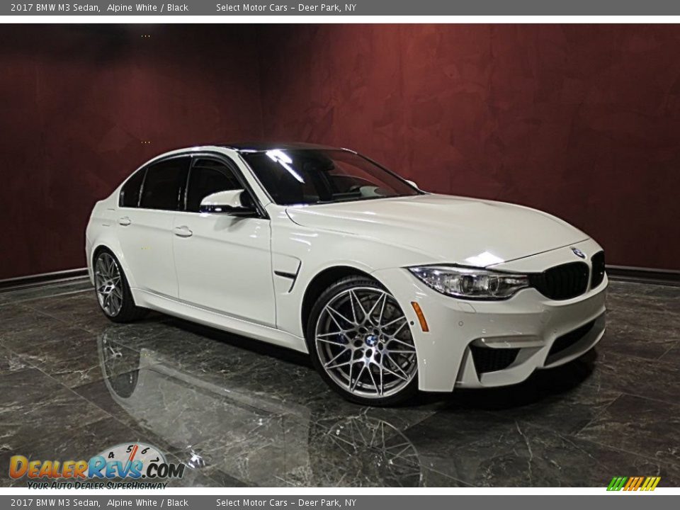 2017 BMW M3 Sedan Alpine White / Black Photo #10