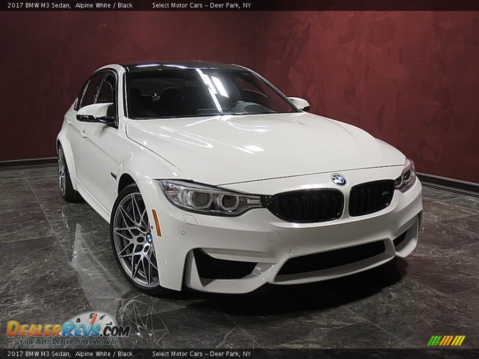 2017 BMW M3 Sedan Alpine White / Black Photo #11