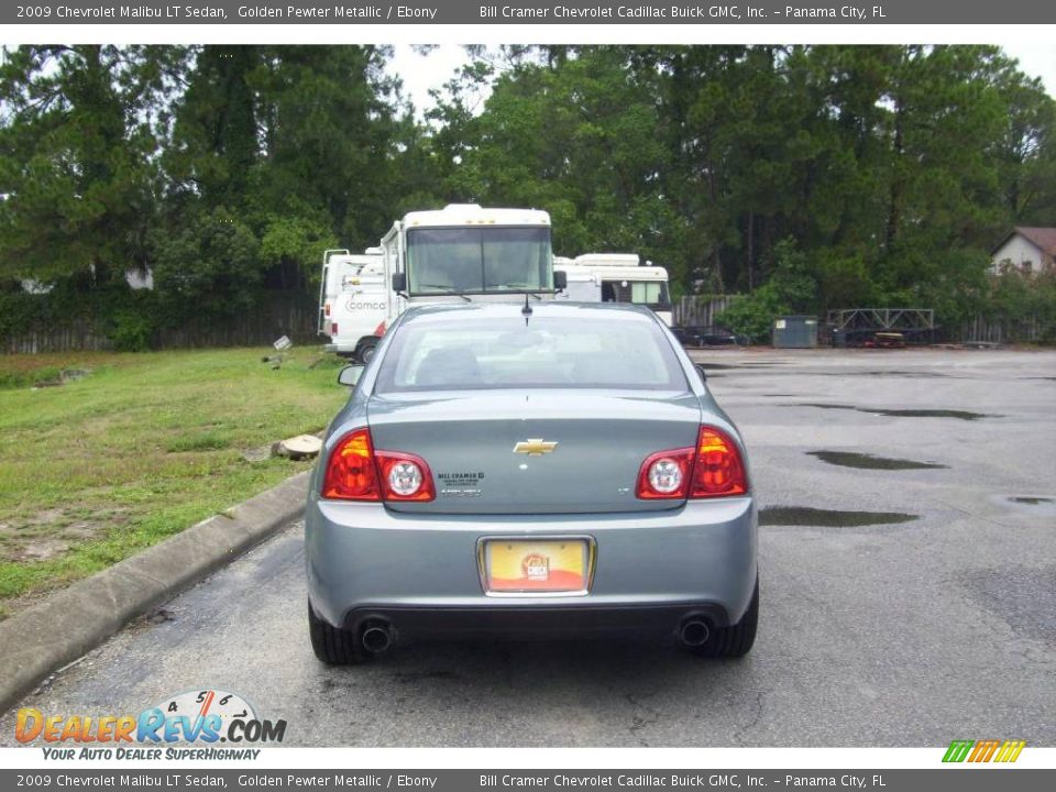 2009 Chevrolet Malibu LT Sedan Golden Pewter Metallic / Ebony Photo #4