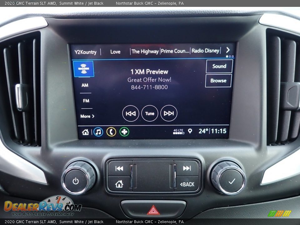 2020 GMC Terrain SLT AWD Summit White / Jet Black Photo #25