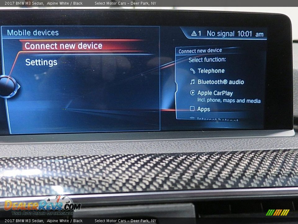2017 BMW M3 Sedan Alpine White / Black Photo #23