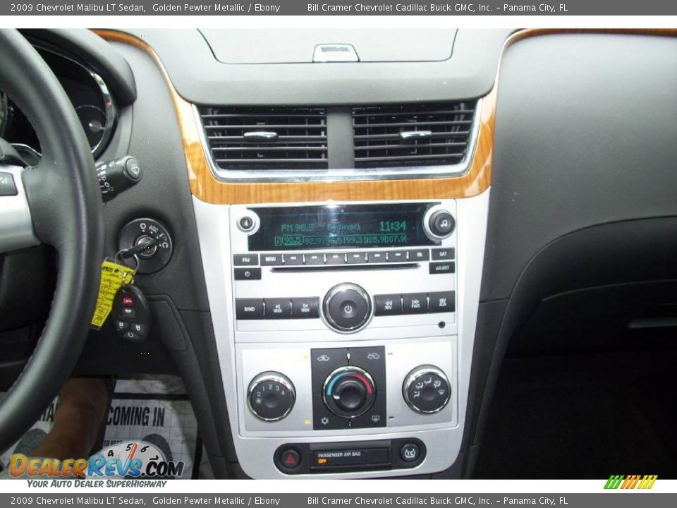 2009 Chevrolet Malibu LT Sedan Golden Pewter Metallic / Ebony Photo #7
