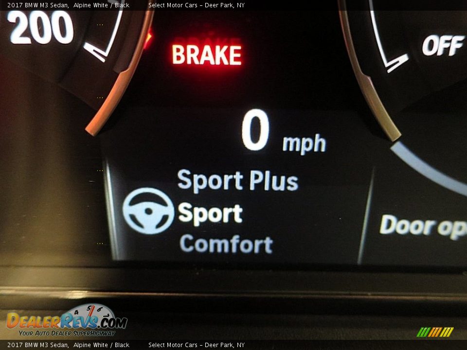 2017 BMW M3 Sedan Alpine White / Black Photo #25