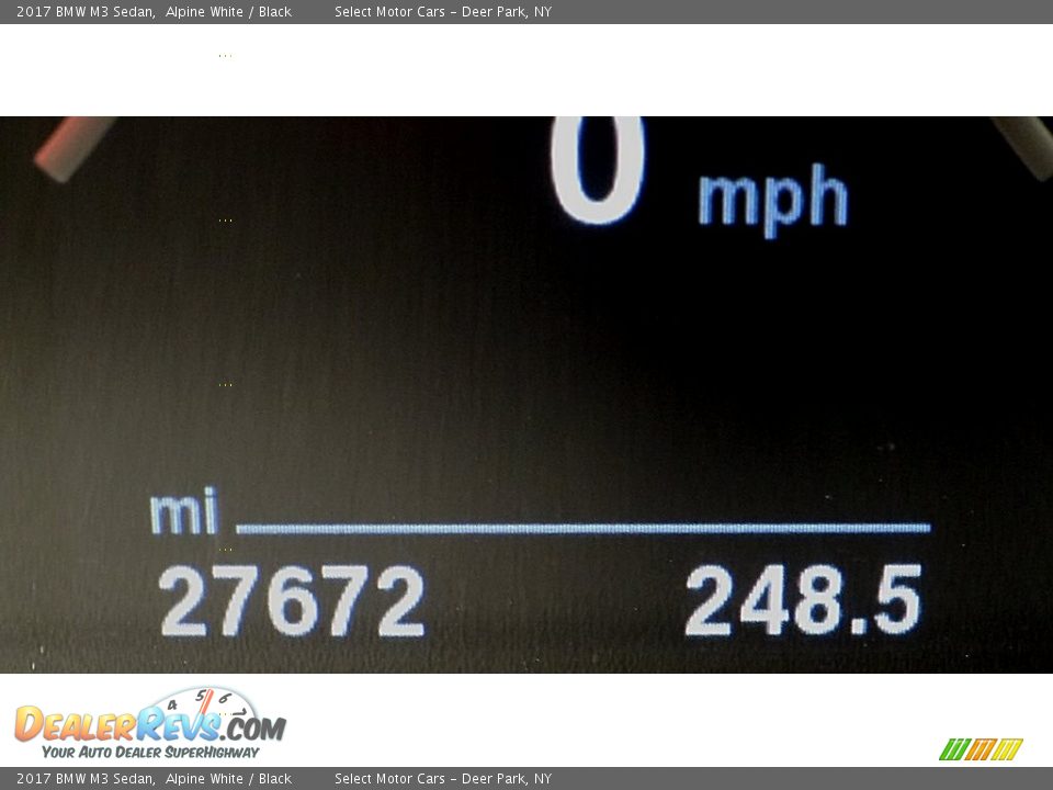 2017 BMW M3 Sedan Alpine White / Black Photo #30
