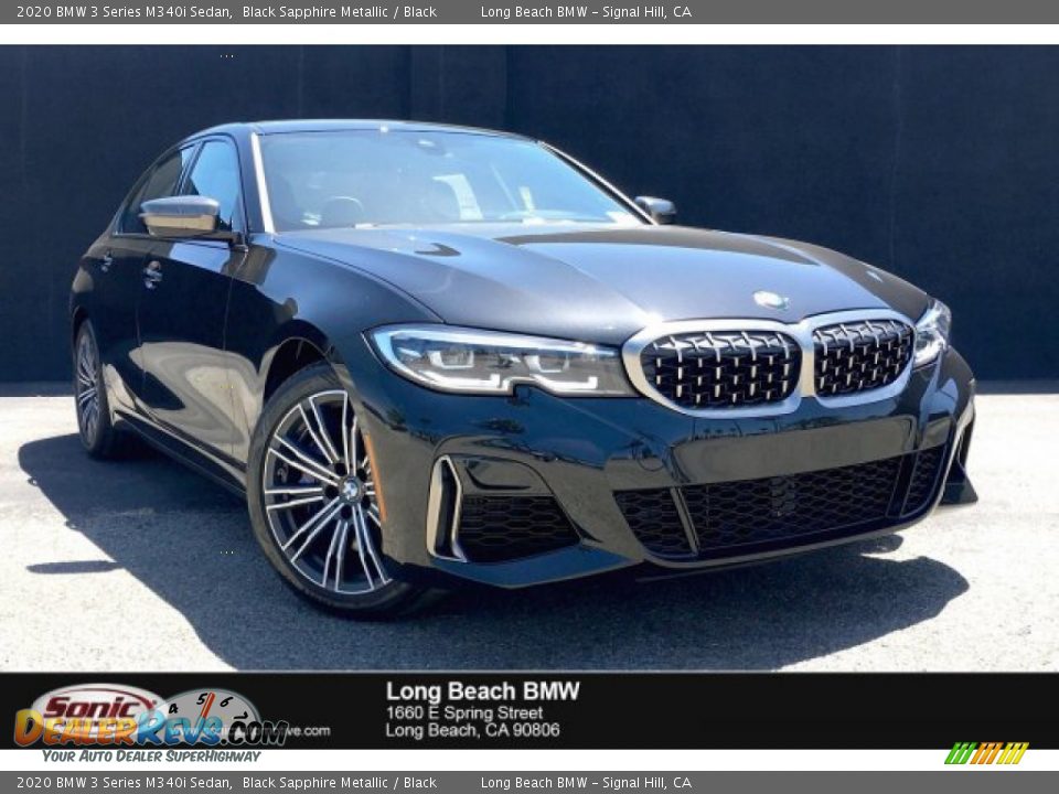 2020 BMW 3 Series M340i Sedan Black Sapphire Metallic / Black Photo #1