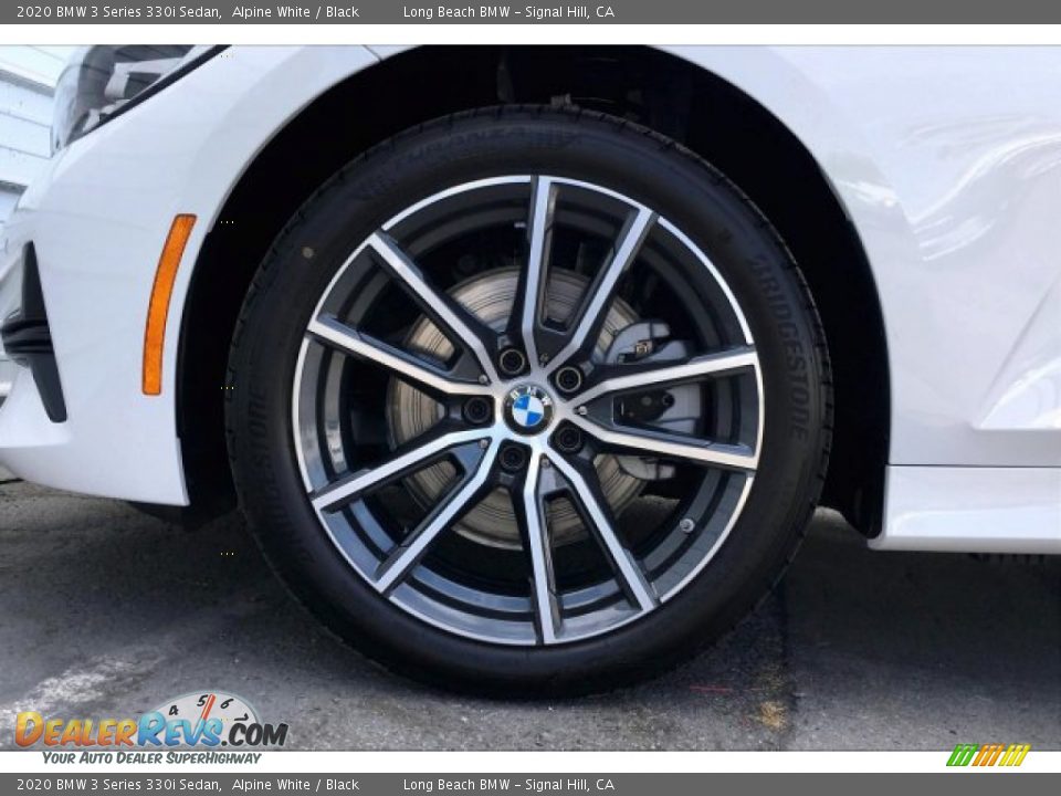 2020 BMW 3 Series 330i Sedan Alpine White / Black Photo #9