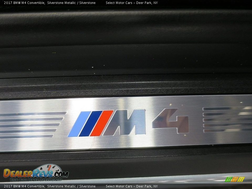 2017 BMW M4 Convertible Silverstone Metallic / Silverstone Photo #16