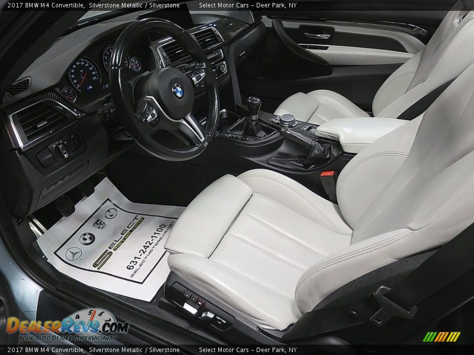 Silverstone Interior - 2017 BMW M4 Convertible Photo #17