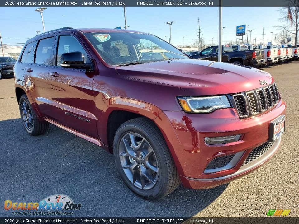 2020 Jeep Grand Cherokee Limited 4x4 Velvet Red Pearl / Black Photo #1