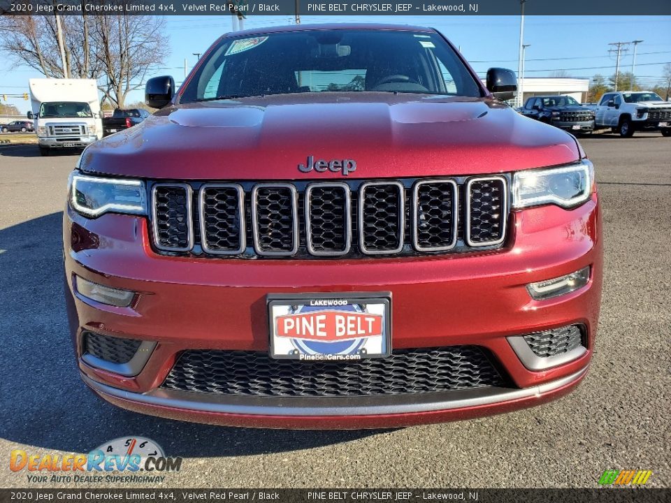 2020 Jeep Grand Cherokee Limited 4x4 Velvet Red Pearl / Black Photo #2