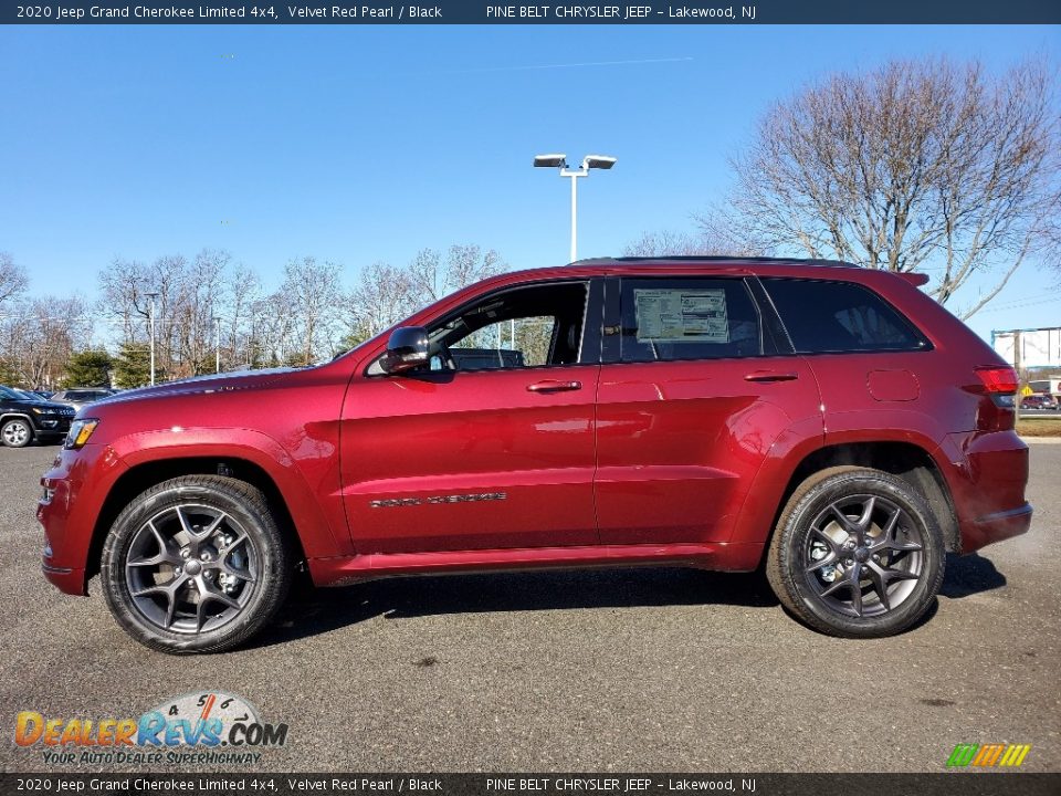 2020 Jeep Grand Cherokee Limited 4x4 Velvet Red Pearl / Black Photo #3
