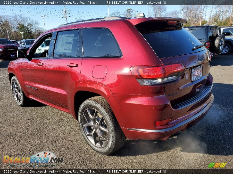 2020 Jeep Grand Cherokee Limited 4x4 Velvet Red Pearl / Black Photo #4