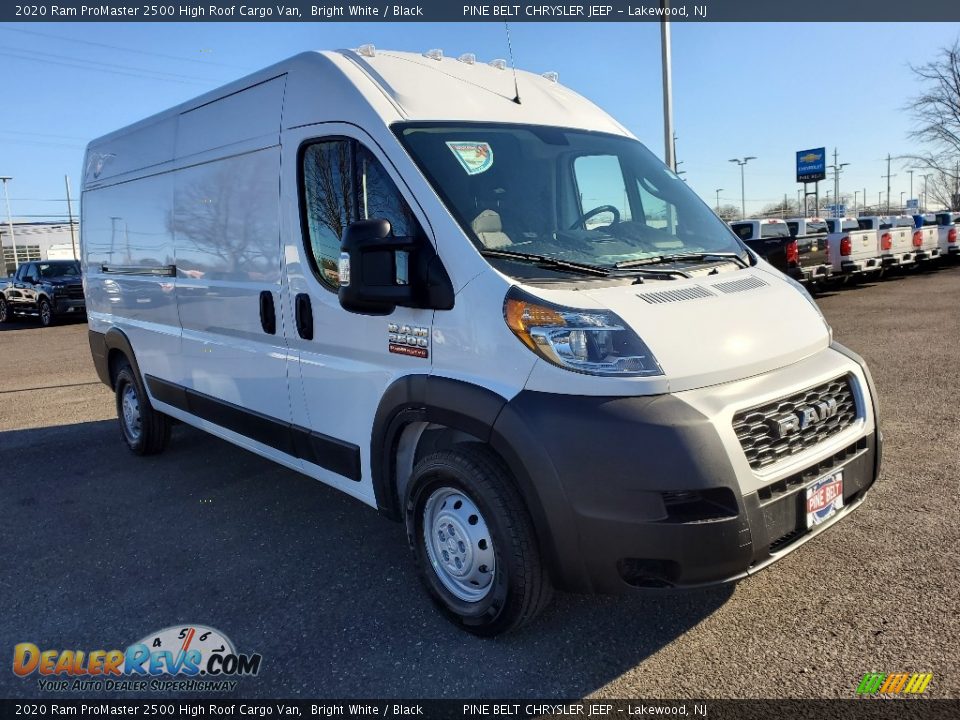 2020 Ram ProMaster 2500 High Roof Cargo Van Bright White / Black Photo #1