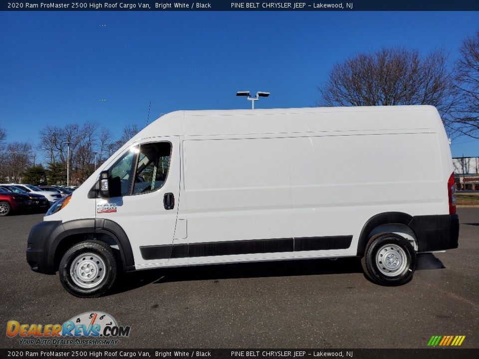 2020 Ram ProMaster 2500 High Roof Cargo Van Bright White / Black Photo #3