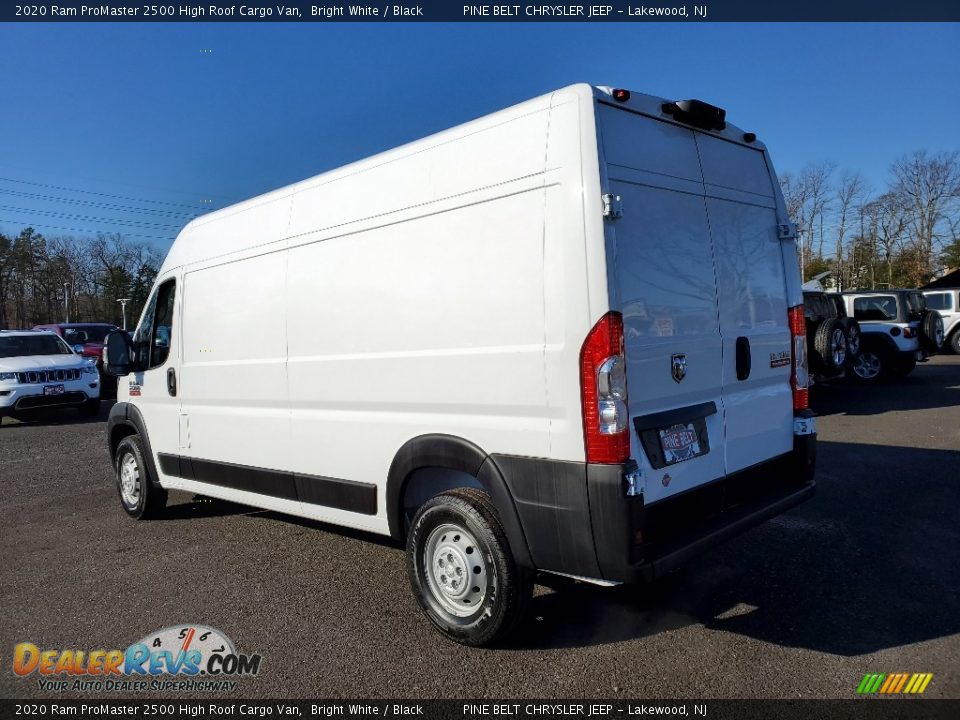 2020 Ram ProMaster 2500 High Roof Cargo Van Bright White / Black Photo #4