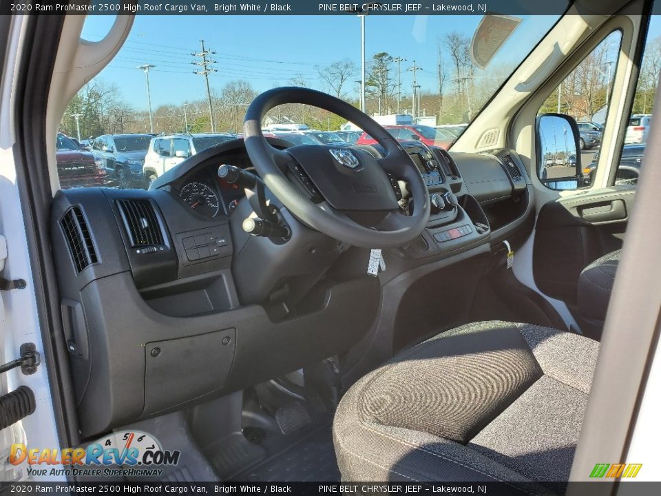 2020 Ram ProMaster 2500 High Roof Cargo Van Bright White / Black Photo #8