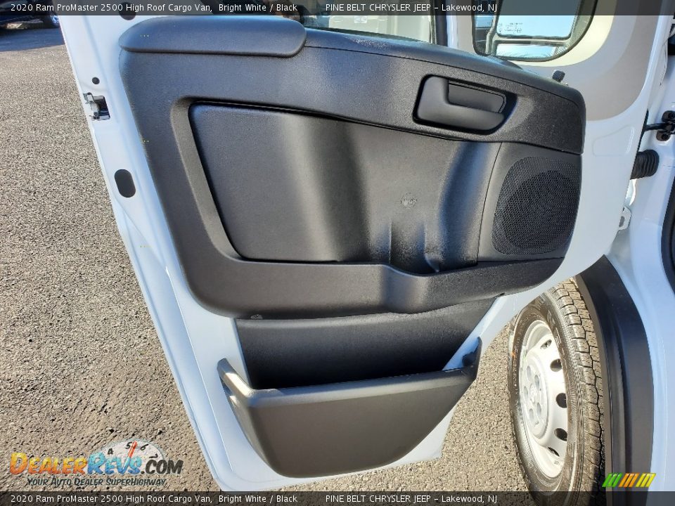 2020 Ram ProMaster 2500 High Roof Cargo Van Bright White / Black Photo #9