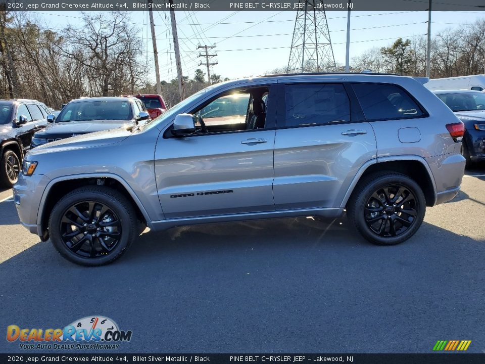 2020 Jeep Grand Cherokee Altitude 4x4 Billet Silver Metallic / Black Photo #3