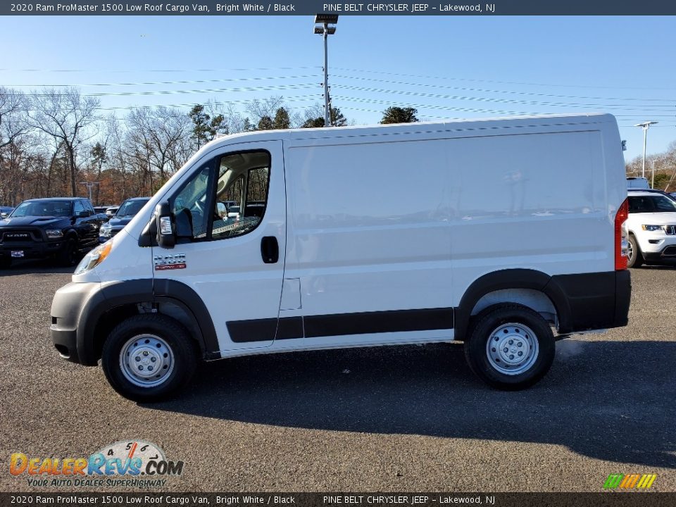 Bright White 2020 Ram ProMaster 1500 Low Roof Cargo Van Photo #3