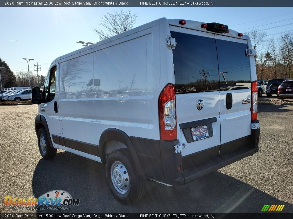 2020 Ram ProMaster 1500 Low Roof Cargo Van Bright White / Black Photo #4