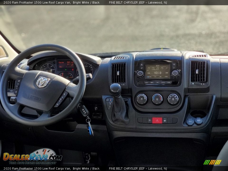 Dashboard of 2020 Ram ProMaster 1500 Low Roof Cargo Van Photo #7