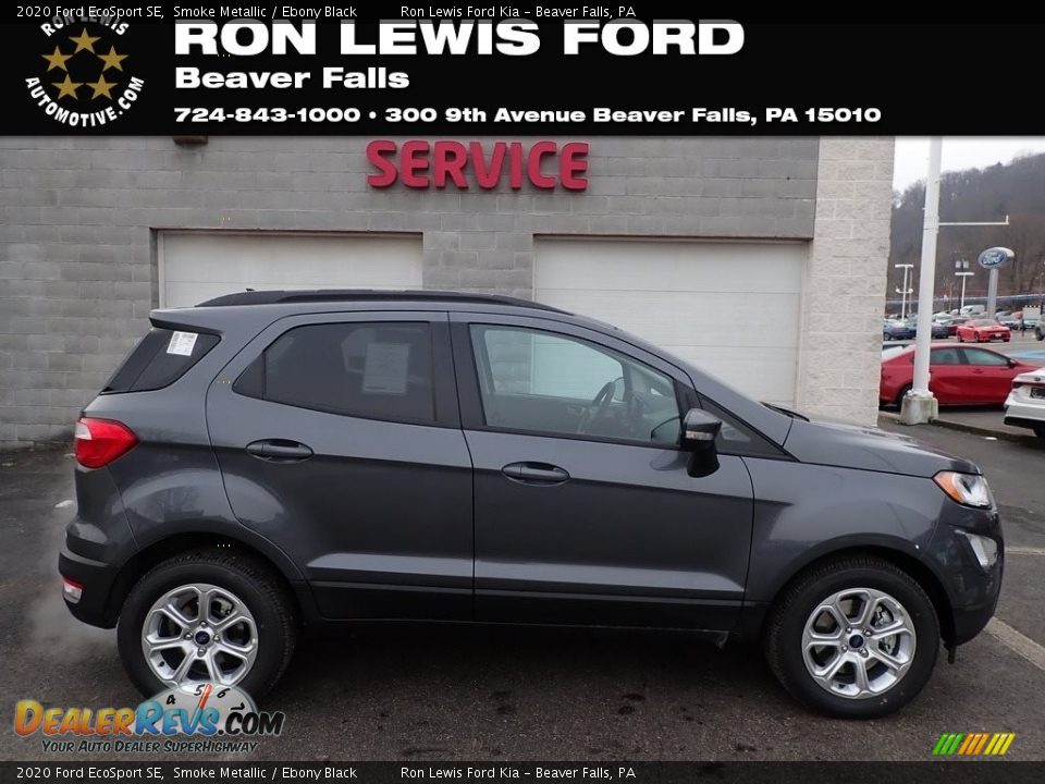 2020 Ford EcoSport SE Smoke Metallic / Ebony Black Photo #1