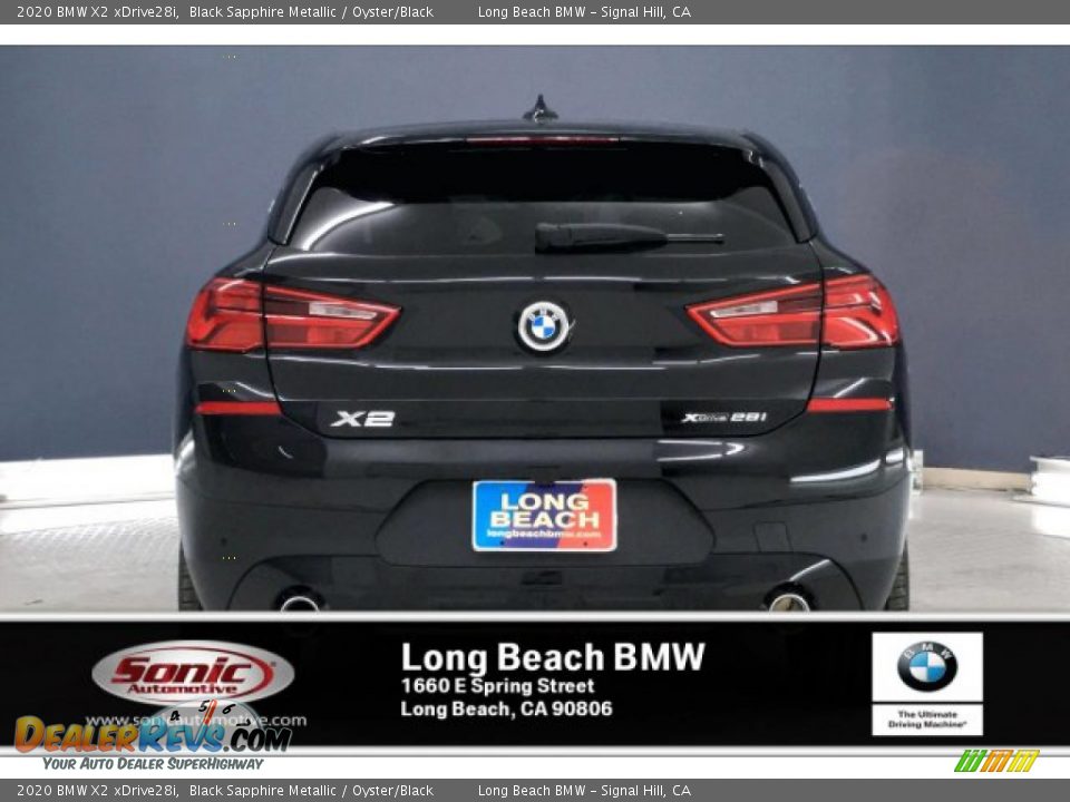 2020 BMW X2 xDrive28i Black Sapphire Metallic / Oyster/Black Photo #3