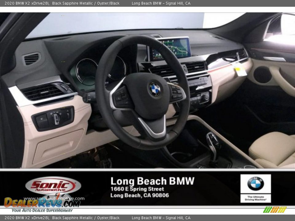 2020 BMW X2 xDrive28i Black Sapphire Metallic / Oyster/Black Photo #4