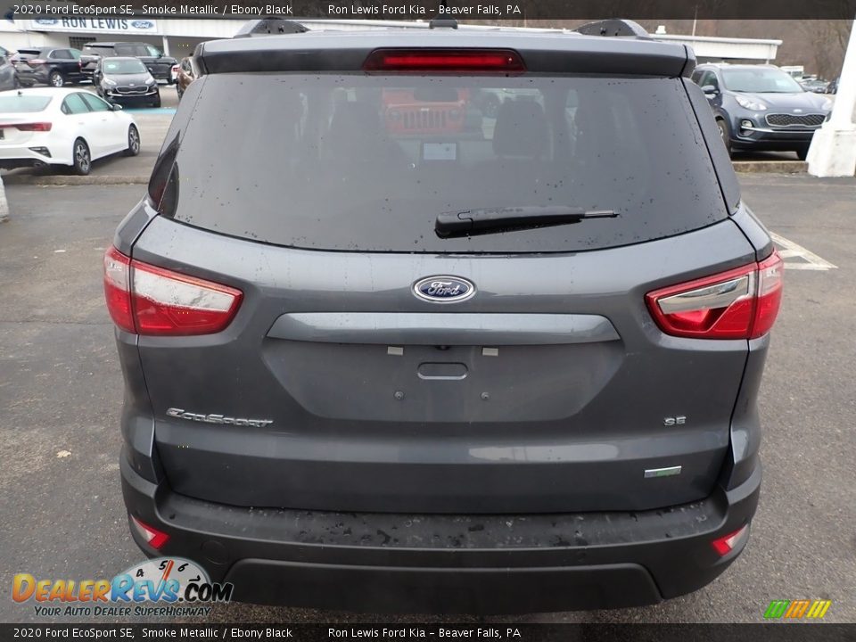 2020 Ford EcoSport SE Smoke Metallic / Ebony Black Photo #4