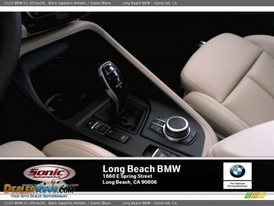 2020 BMW X2 xDrive28i Black Sapphire Metallic / Oyster/Black Photo #6