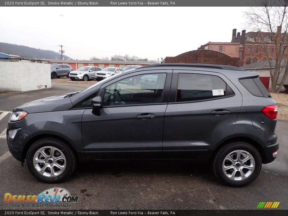 2020 Ford EcoSport SE Smoke Metallic / Ebony Black Photo #6