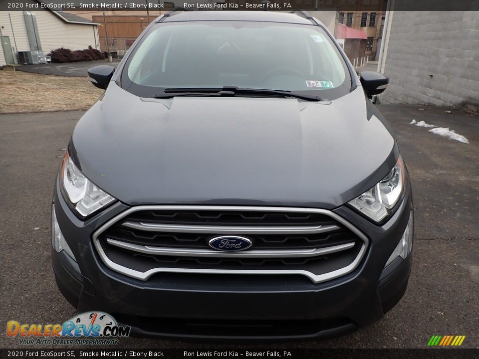 2020 Ford EcoSport SE Smoke Metallic / Ebony Black Photo #8