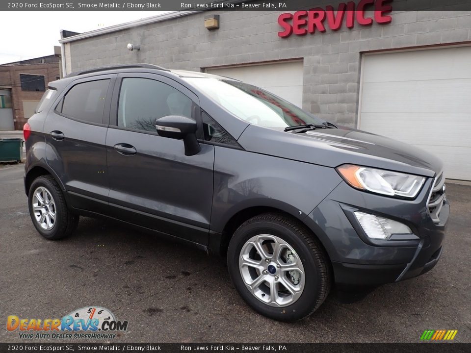 2020 Ford EcoSport SE Smoke Metallic / Ebony Black Photo #9