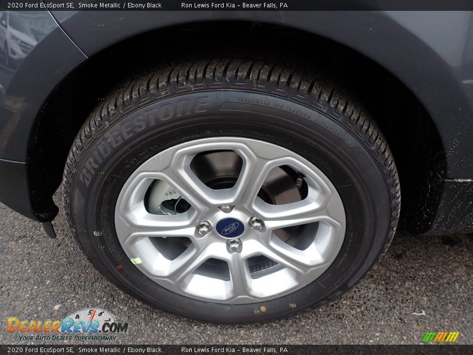 2020 Ford EcoSport SE Smoke Metallic / Ebony Black Photo #10