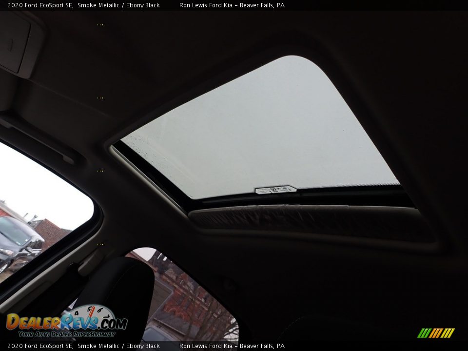 2020 Ford EcoSport SE Smoke Metallic / Ebony Black Photo #11