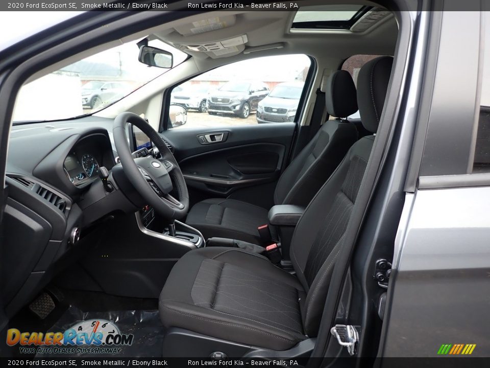 2020 Ford EcoSport SE Smoke Metallic / Ebony Black Photo #14
